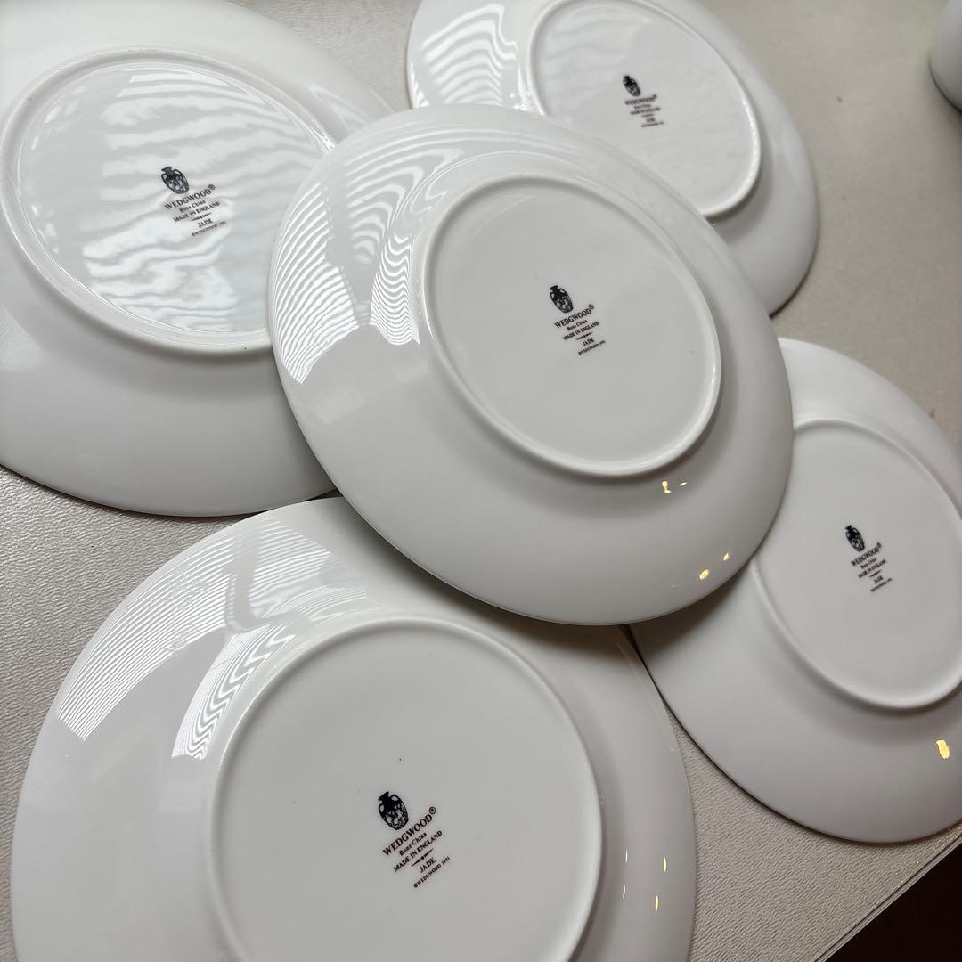 JADE ウェッジウッド　デザート皿　５枚