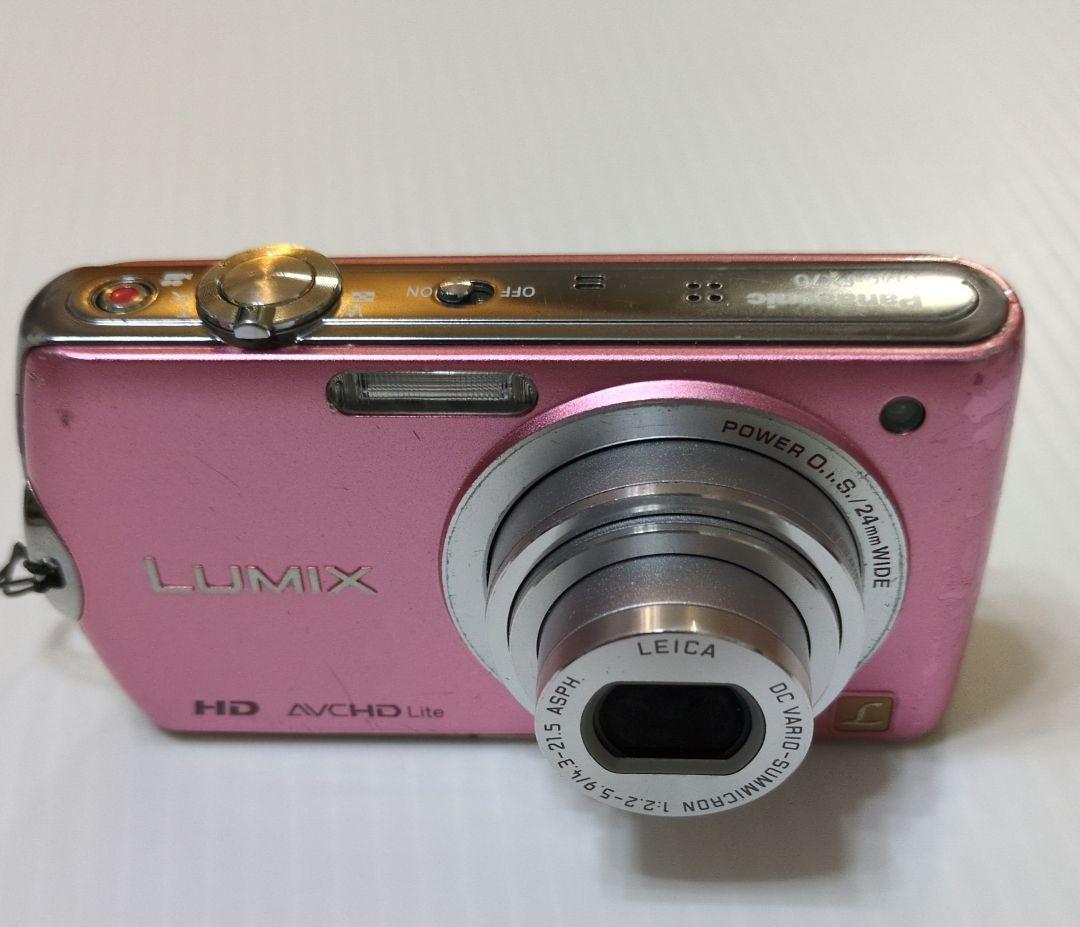 週末値下げ〜Panasonic Lumix コンパクトデジタルカメラ ピンク