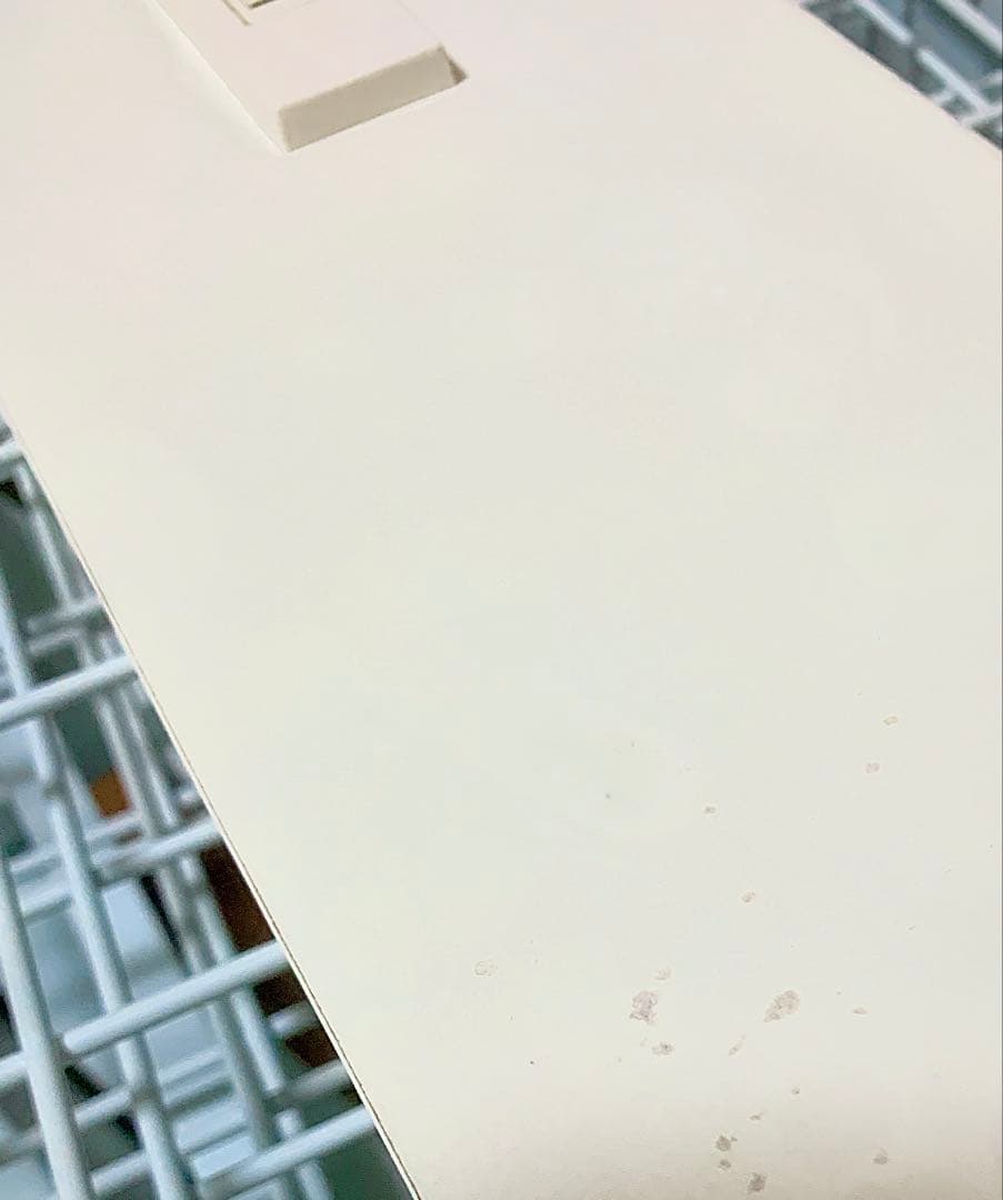 ニトリ シングルベッドフレーム ホワイト メッシュ構造 宮付き