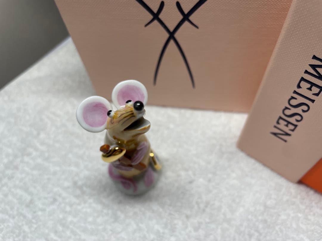 マイセン　干支　ネズミ　金の小槌