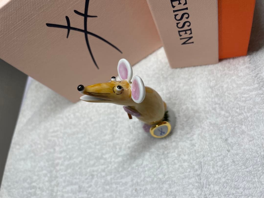 マイセン　干支　ネズミ　金の小槌