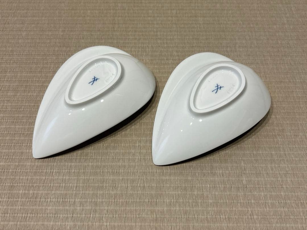 本日限定値下げ MEISSEN マイセン 波の戯れ リーフディッシュ 2枚セット