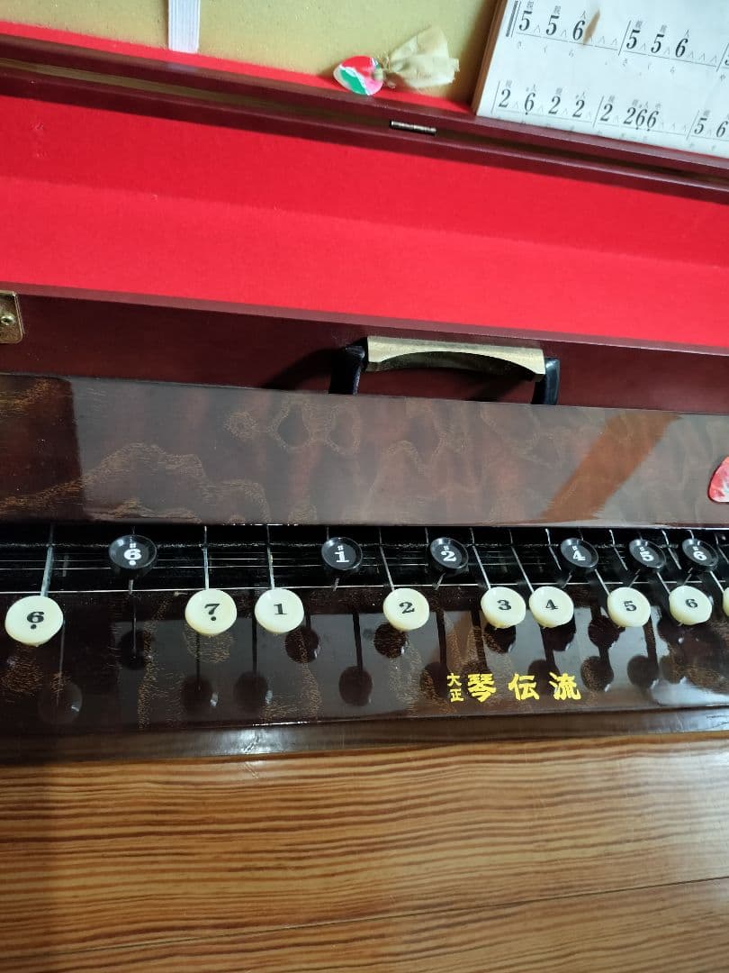 琴伝流 大正琴 5弦 ケース付き 初心者向け