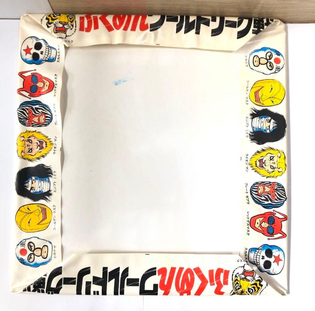 ソフビ　当時物　タイガーマスク　リングマット　覆面ワールドリーグ戦　プロレス