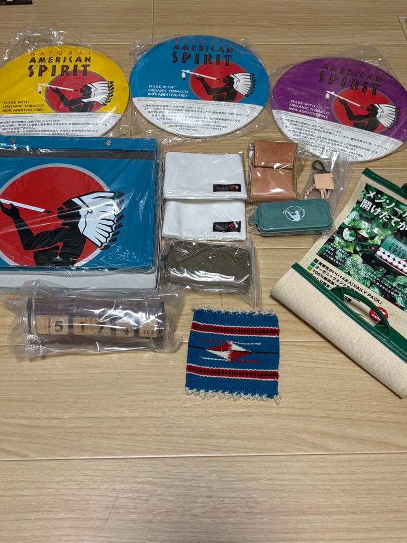 【非売品】全体写真2枚分 約50点 アメスピ アメリカンスピリットグッズセット