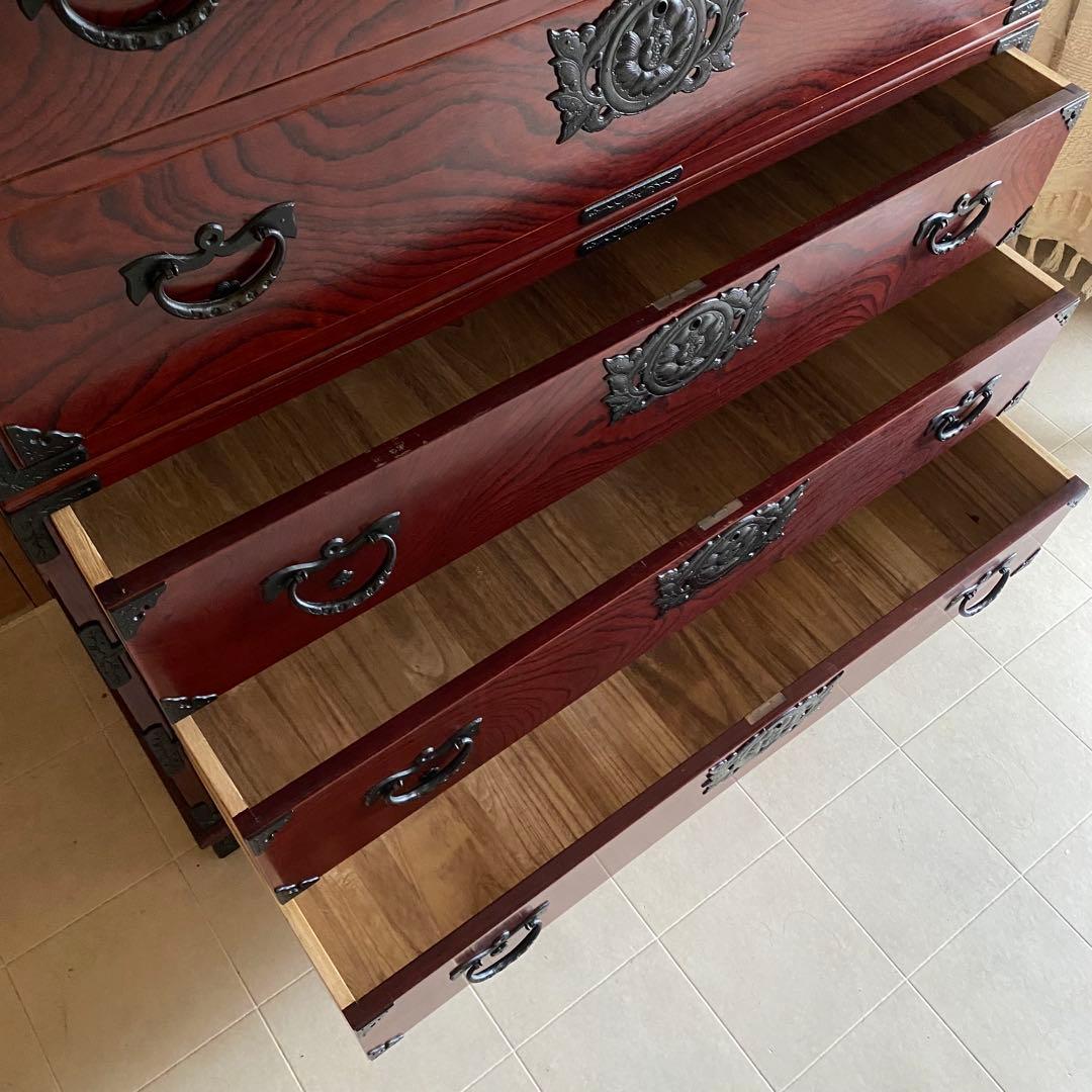 岩谷堂　南部鉄器　岩谷堂箪笥　箪笥　和家具　伝統工芸　欅　チェスト　整理箪笥