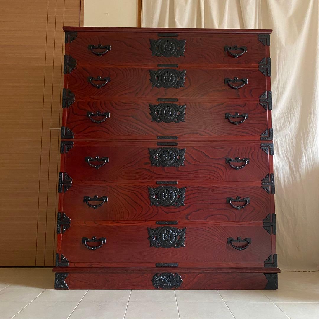 岩谷堂　南部鉄器　岩谷堂箪笥　箪笥　和家具　伝統工芸　欅　チェスト　整理箪笥