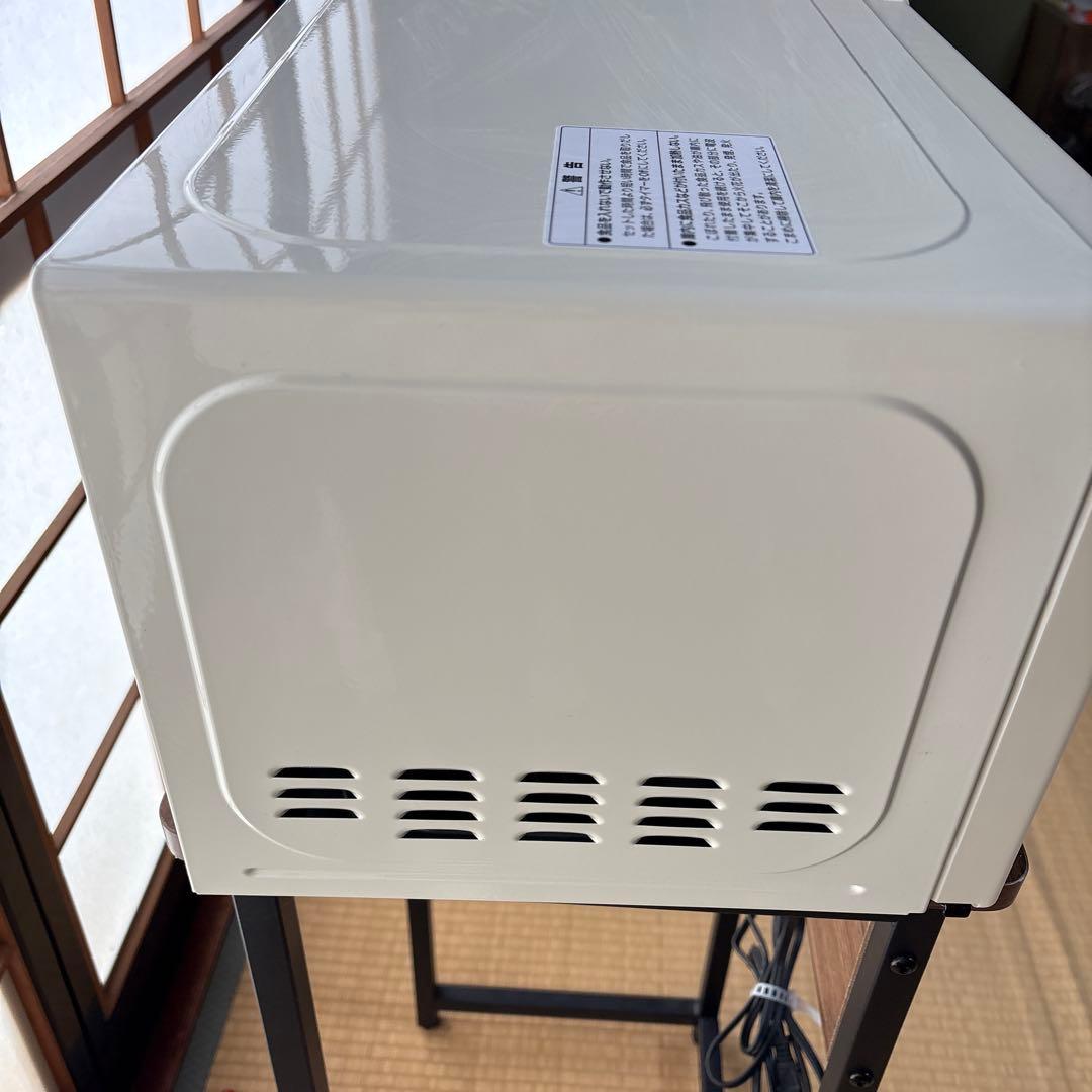 ユアサ電子レンジレトロ2021年製 60Hz専用　取り扱い説明書付き