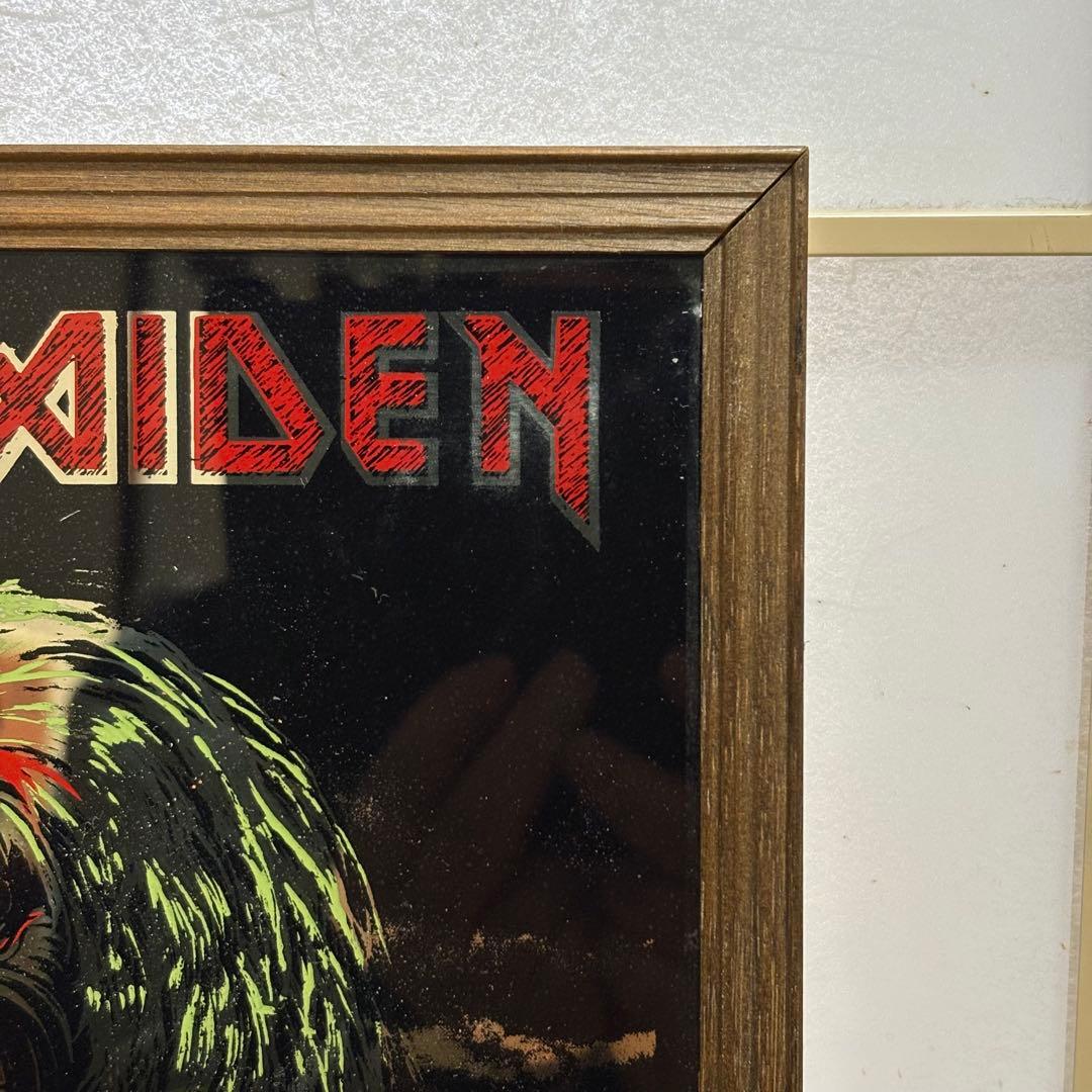 ヴィンテージ　アイアンメイデン　アートミラー　Eddieくん