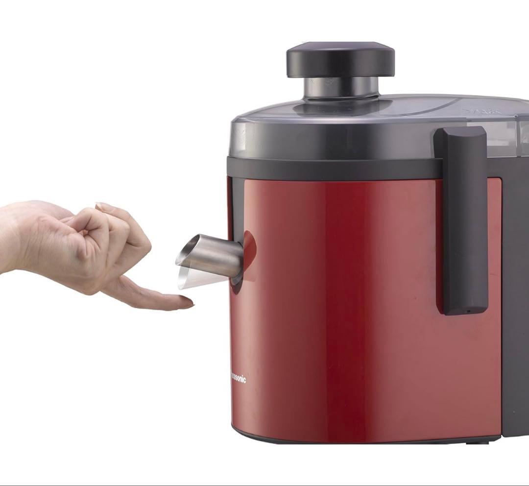 パナソニック ジューサー 高速 レシピブック付 レッド MJ-H200-R 赤