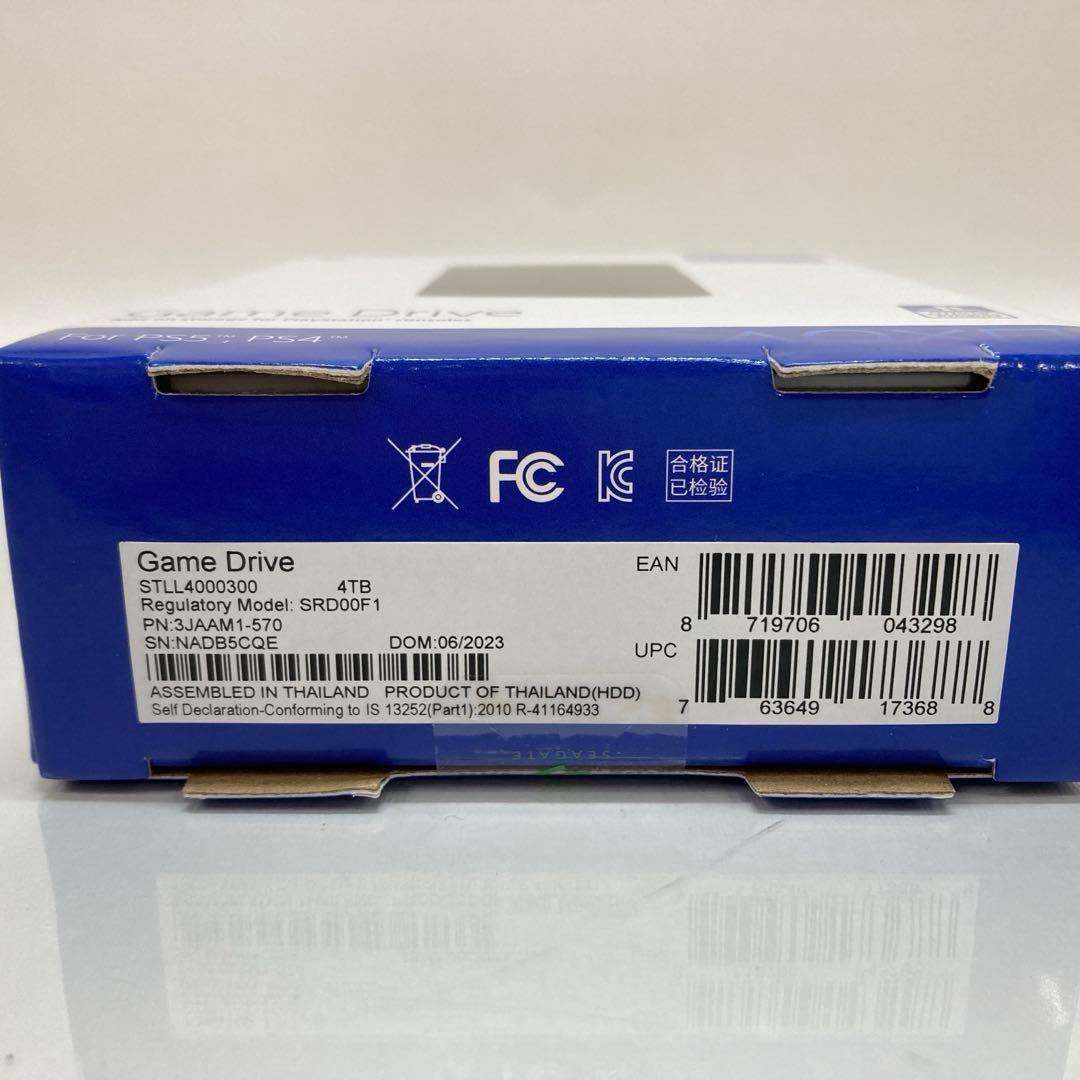 PlayStation Game Drive ポータブルHDD4TB