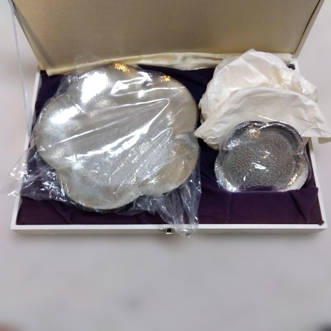 銀座和光　銀仕上げ　お皿 大×1 小×4 新品未使用