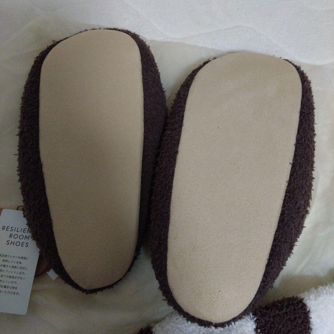 新品　ジェラピケ　あつ森　GELATO PIQUE ブラウンスリッパ　靴下