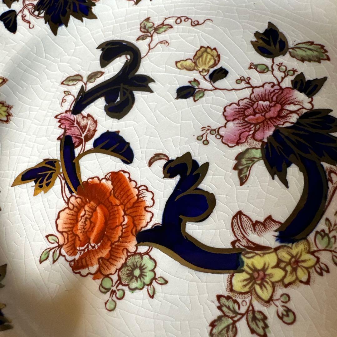 メイソンズ　ブルーマンダレイプレート2枚セット