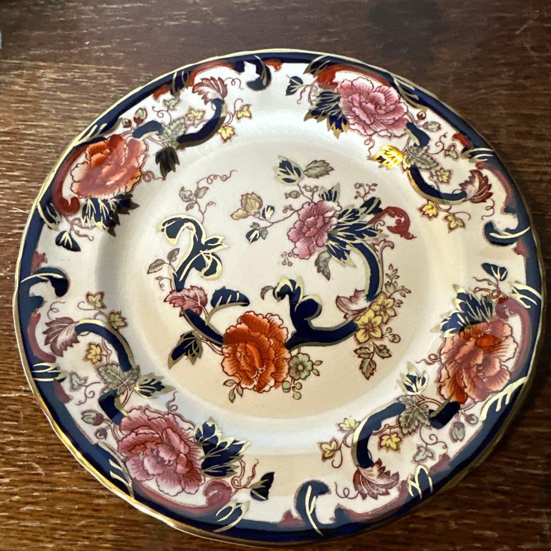 メイソンズ　ブルーマンダレイプレート2枚セット