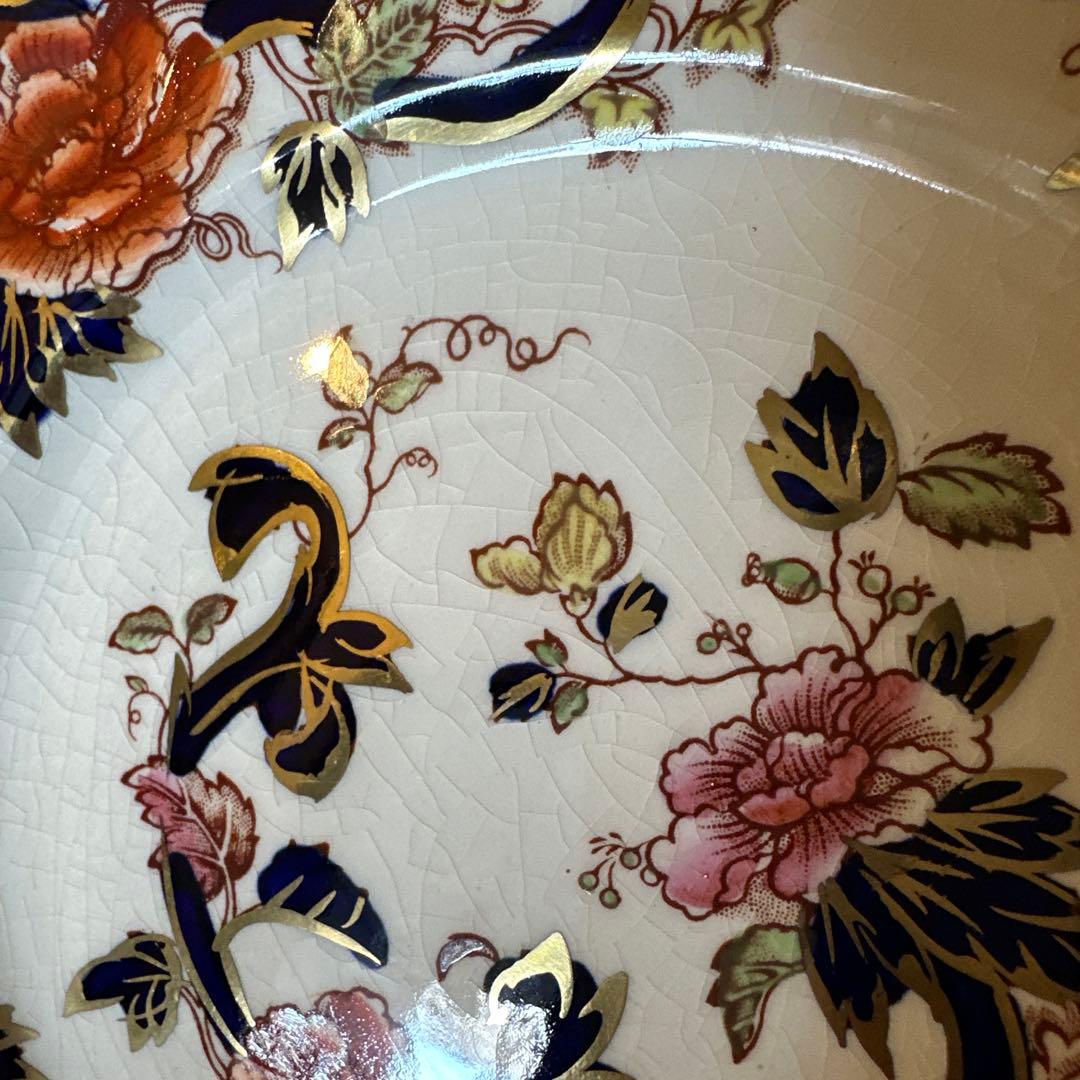 メイソンズ　ブルーマンダレイプレート2枚セット