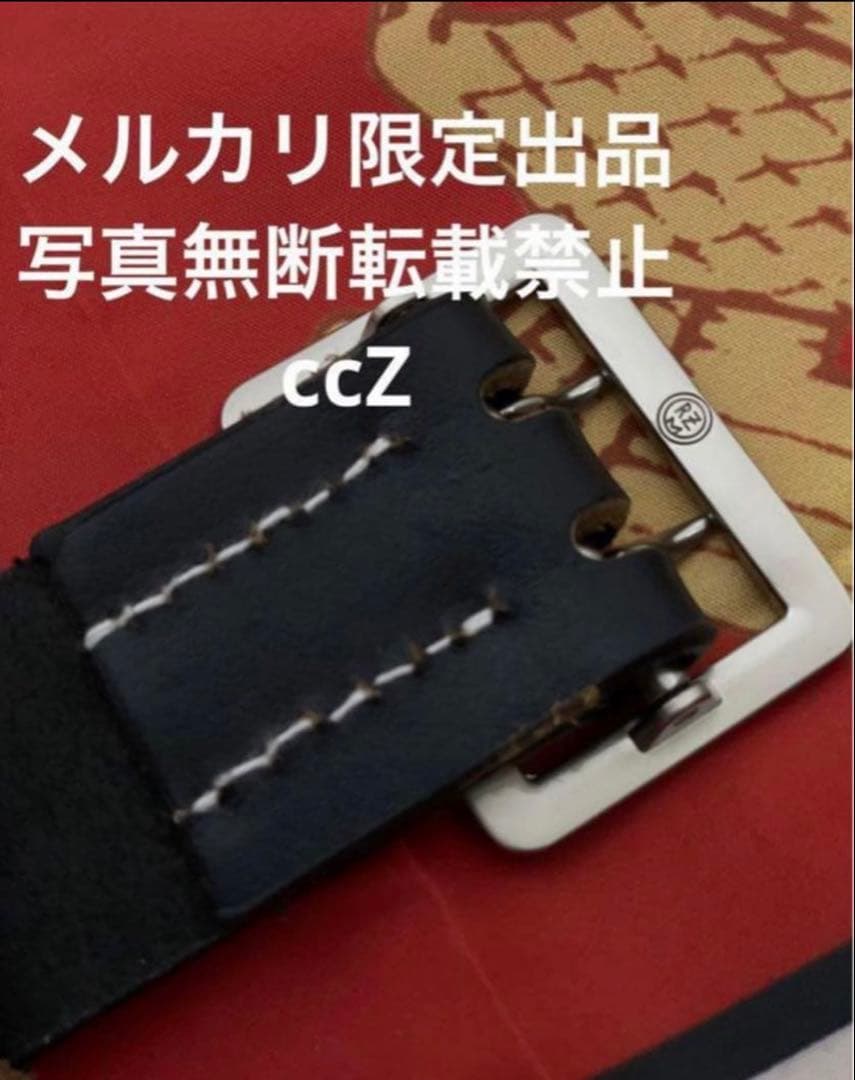 正規品　新品　ドイツ軍　軍用ベルト　士官　将校　エリート　本革　ブラック
