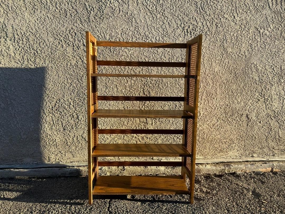 棚・シェルフ・ラック 70s Rattan shelf