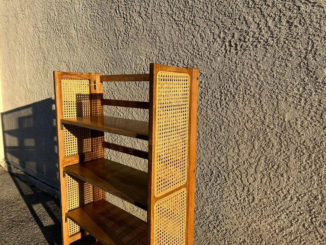 棚・シェルフ・ラック 70s Rattan shelf