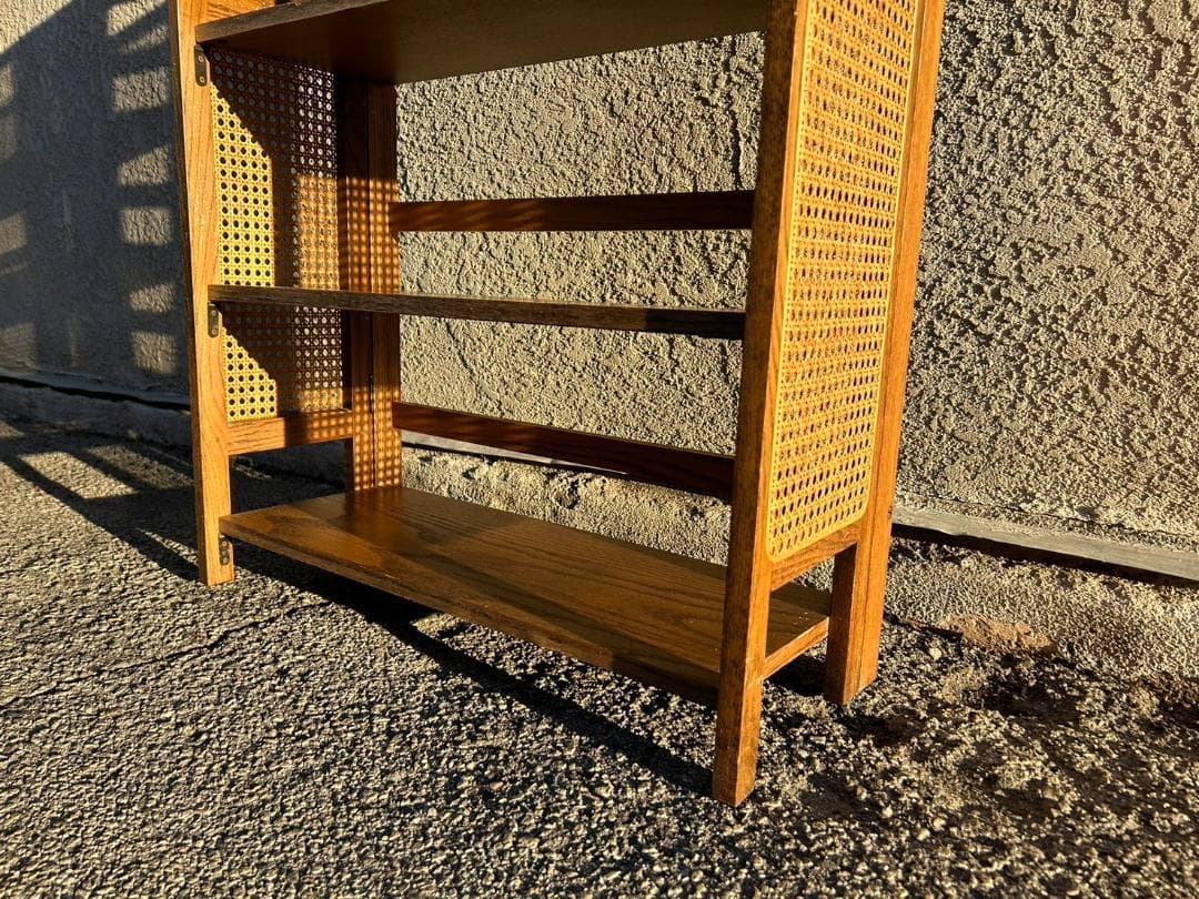 棚・シェルフ・ラック 70s Rattan shelf