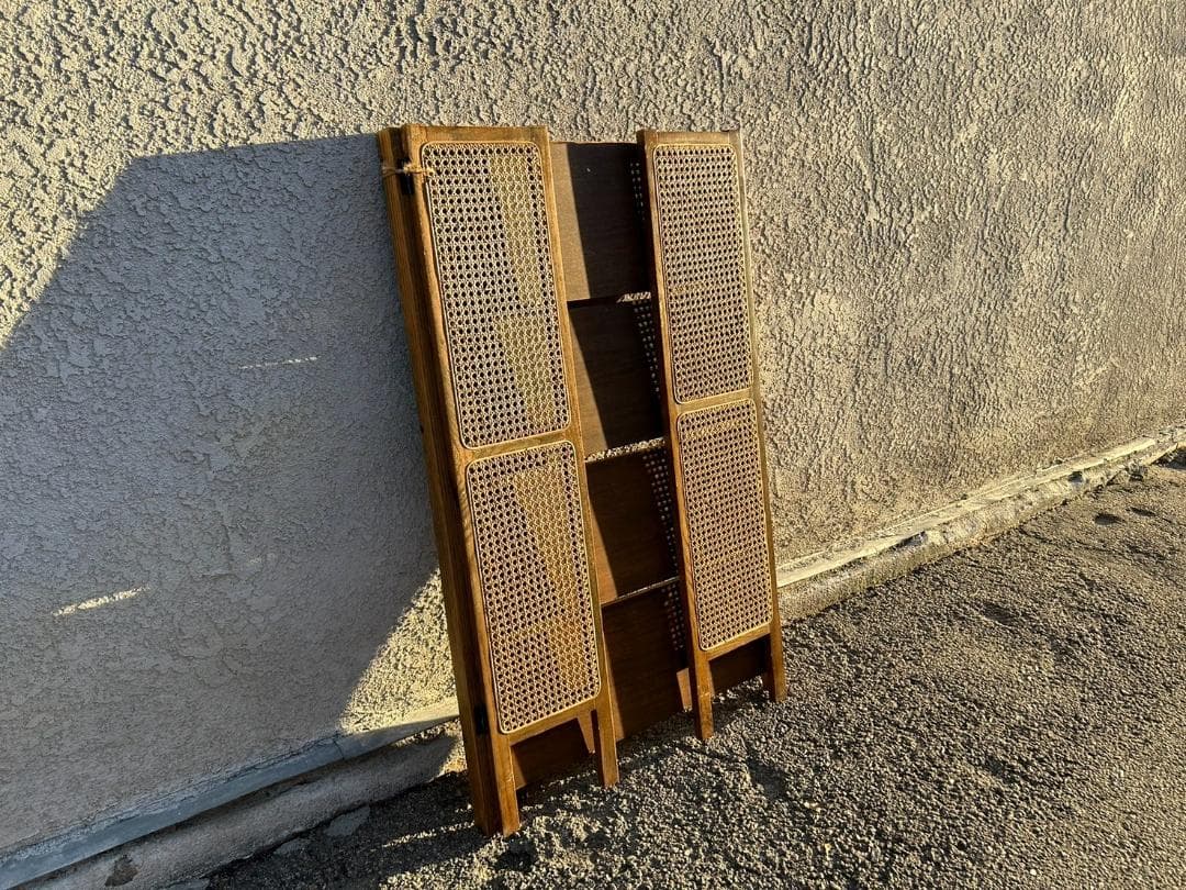 棚・シェルフ・ラック 70s Rattan shelf