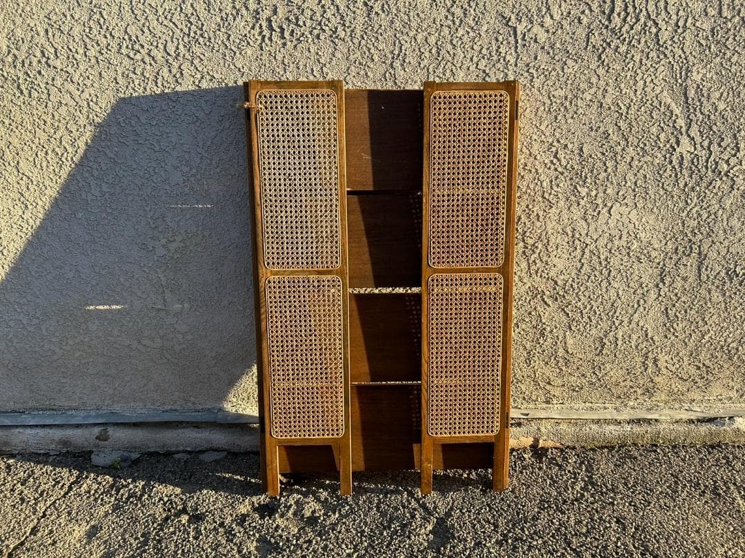 棚・シェルフ・ラック 70s Rattan shelf