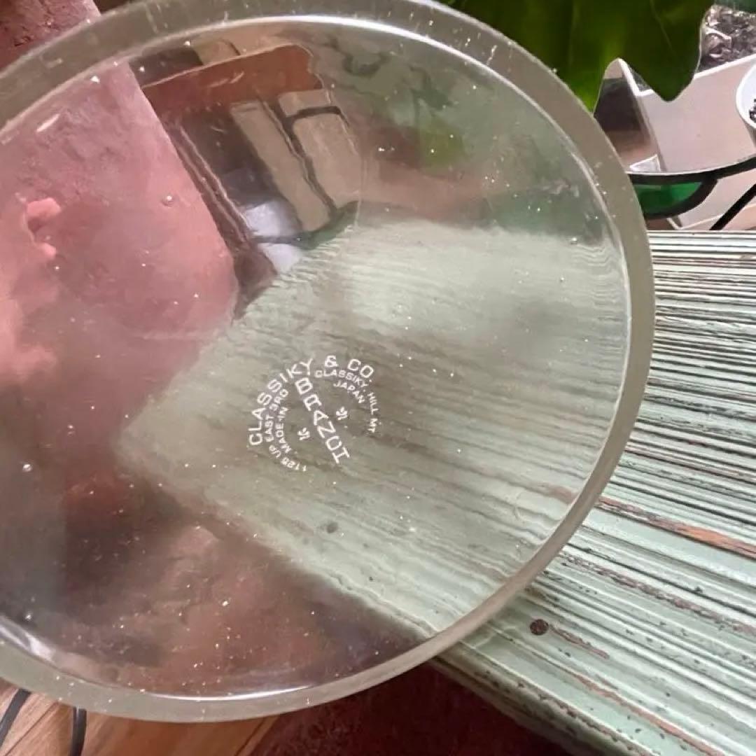 希少　倉敷意匠分室【回吹ガラスジャー】ナチュラル　アンティーク風ガラス　シンプル