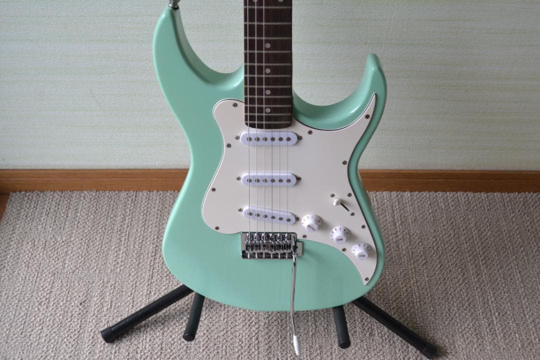 【美品】PLAYTECH エレキギター　ミントグリーン