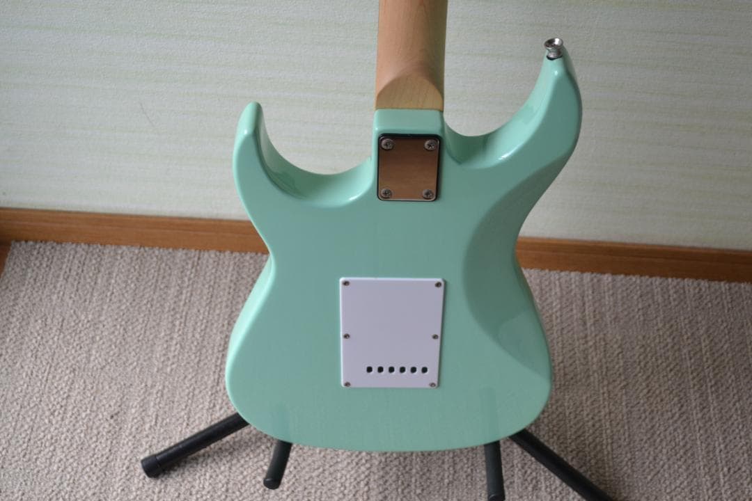 【美品】PLAYTECH エレキギター　ミントグリーン