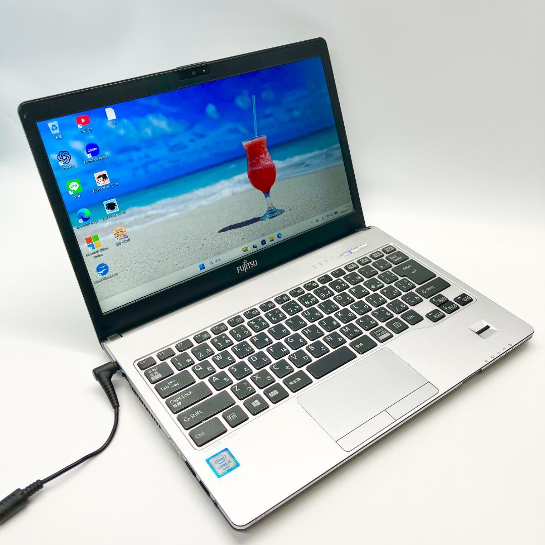 小型13.3型★SSD256GB i5第6世代 カメラ フルHD ノートパソコン