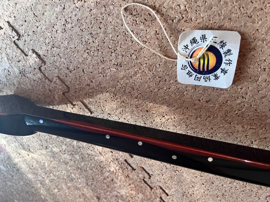 三線　沖縄　伝統工芸士製作　カミゲン一枚貼り(本張)(製作証明あり)(最終価格)