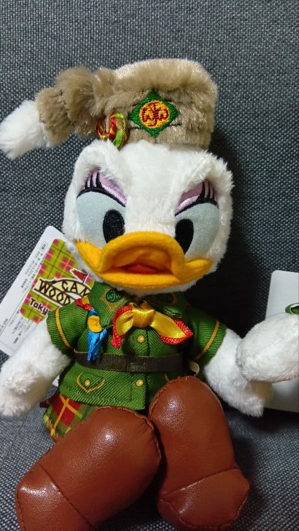ディズニーシー　ドナルドダック デイジーぬいぐるみ ウッドチャック