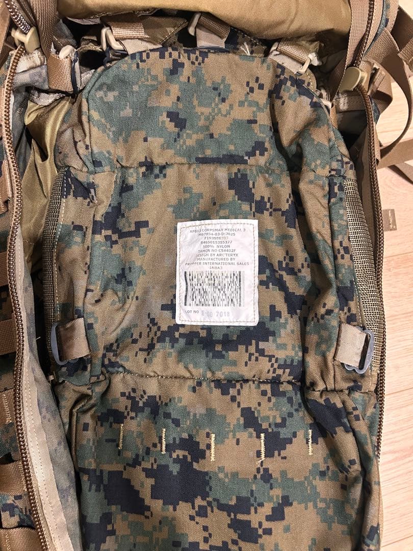 個人装備 USMC APB03 CORPSMAN MEDICAL ASSAULT PACK
