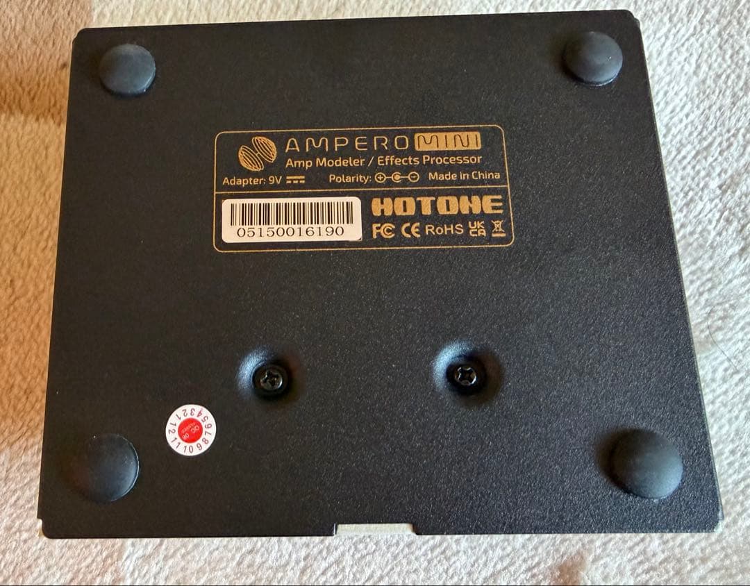 Hotone Ampero Mini アンプモデラーエフェクターノミ