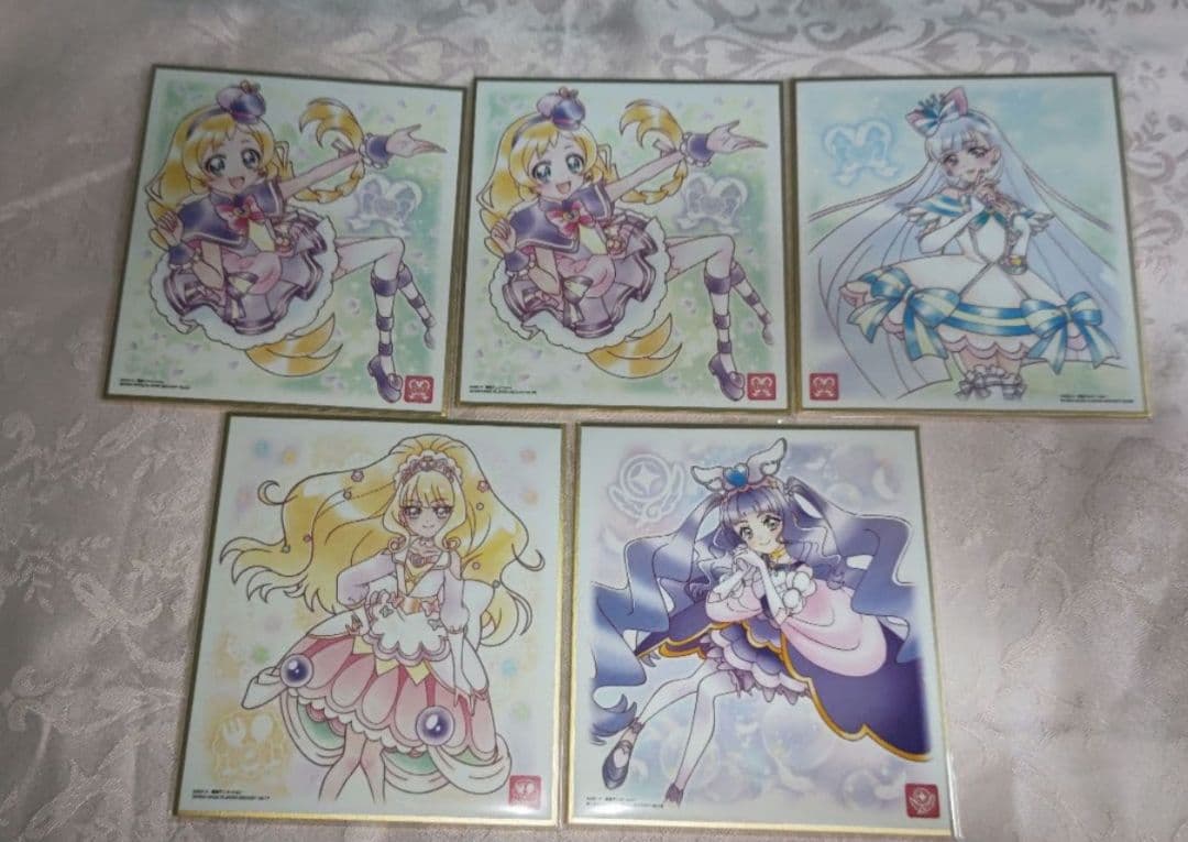 プリキュア 一番くじ 色紙 クッキーチャーム ウエハース セット