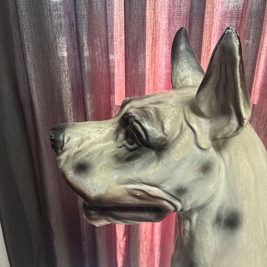 大型犬 グレートデーン 犬 置物 オブジェ 約110cm ヴィンテージ 希少