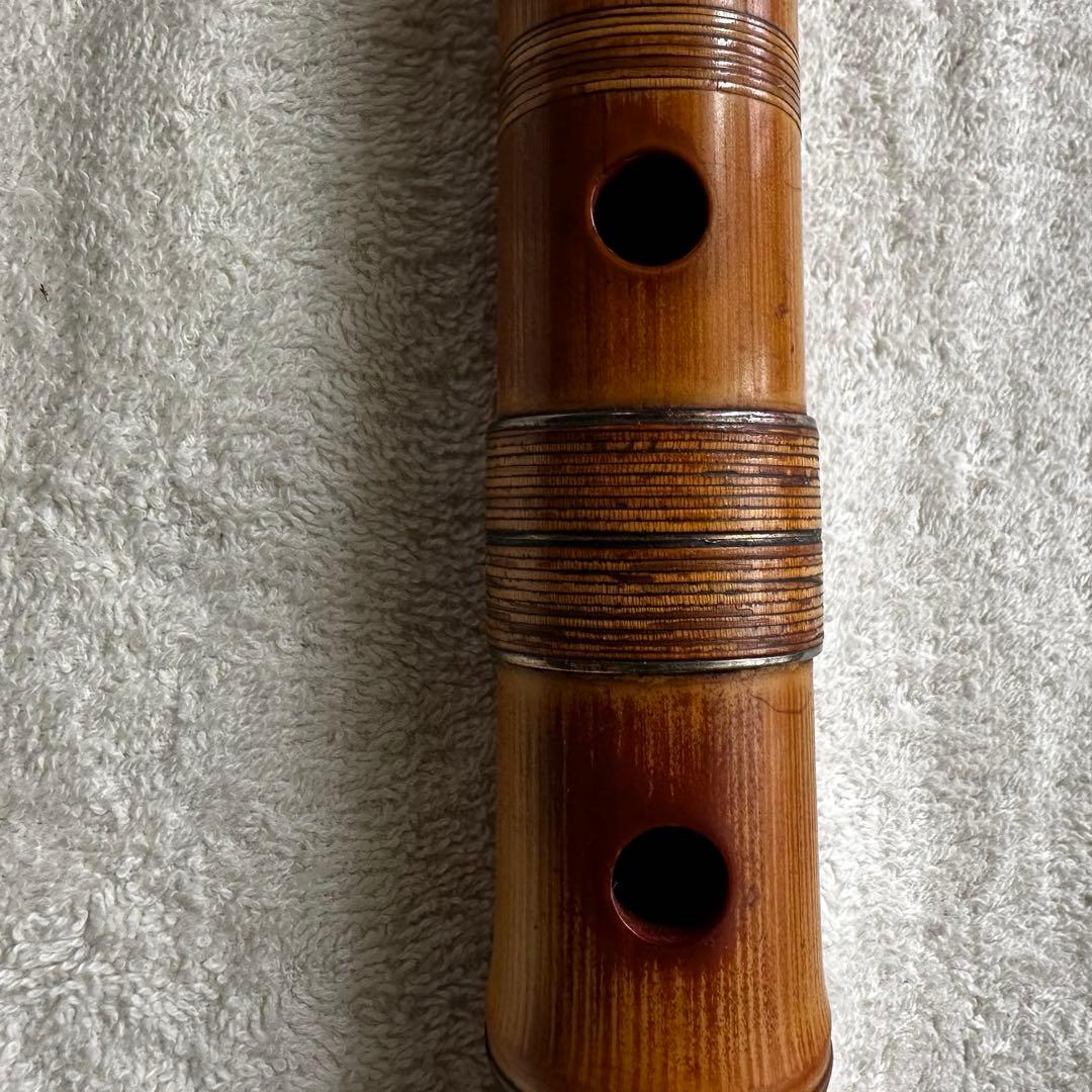 尺八　都山流　露秋　銘④（1尺8寸）補修