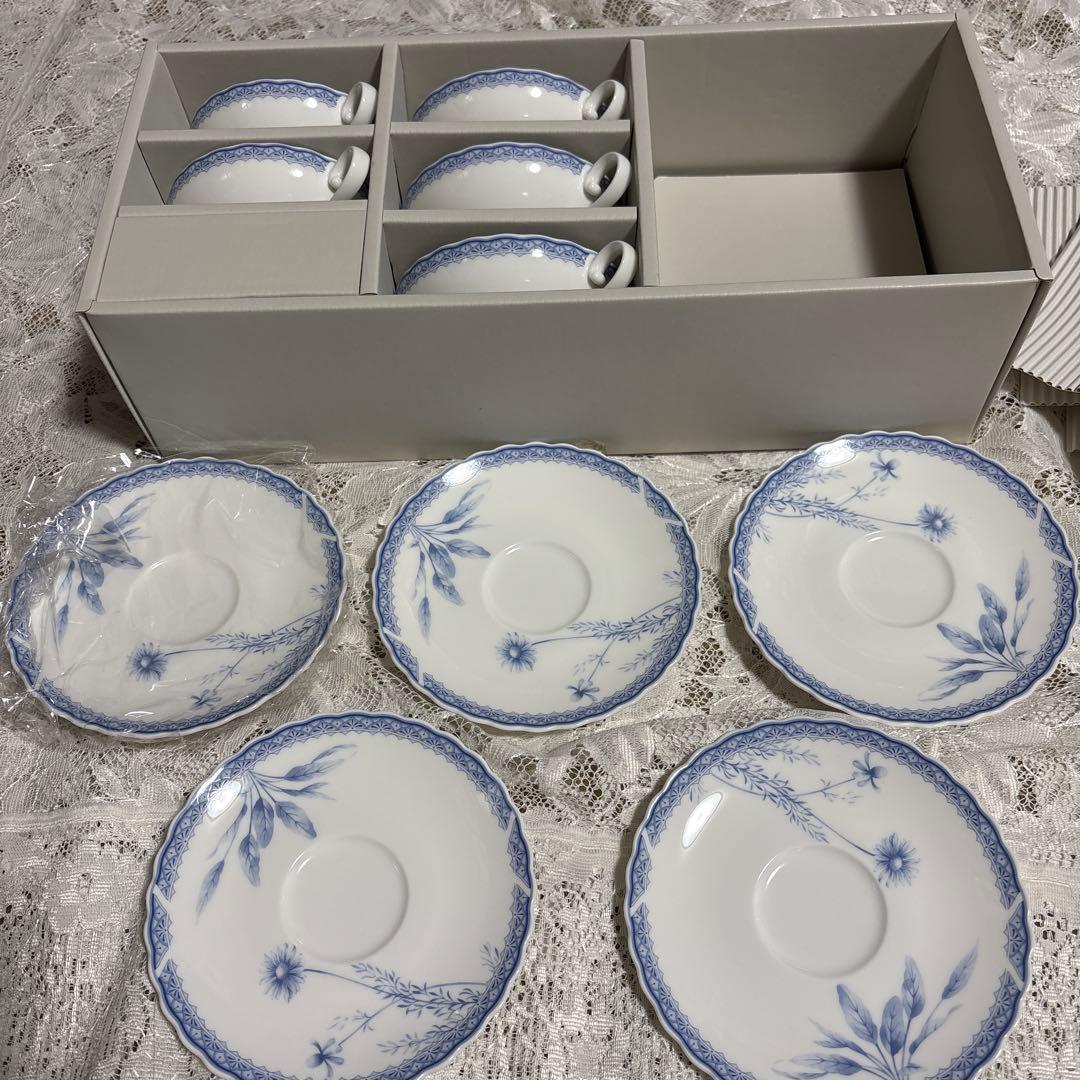 ノリタケ　モーニングフォレスト　5客セット