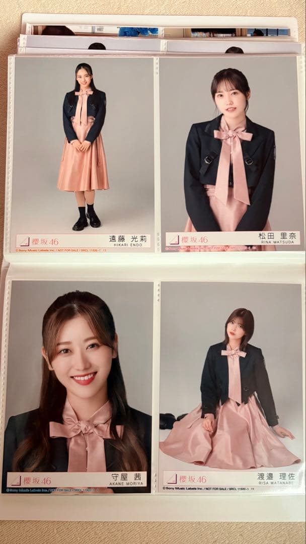 田村保乃サイン入り生写真とその他もろもろ