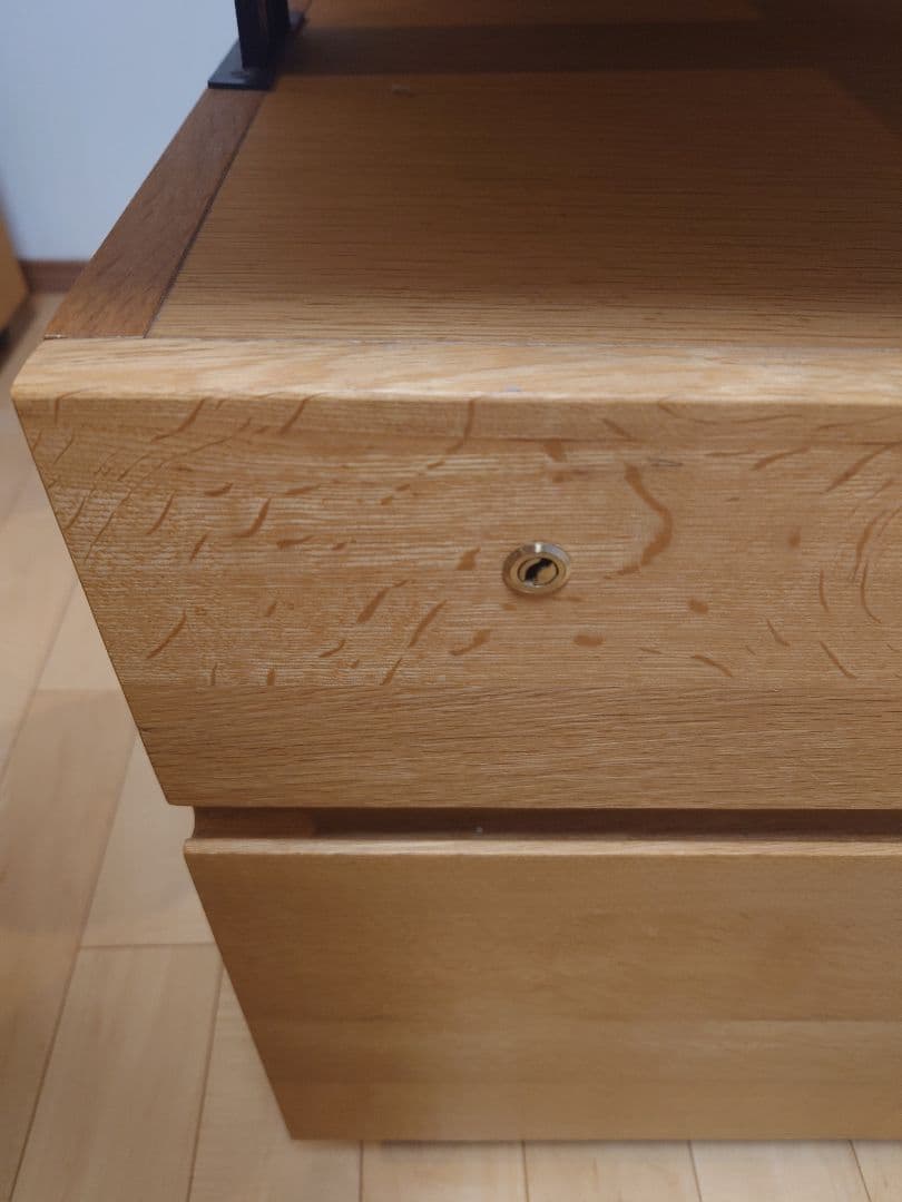 飛騨産業 soffio デスク（両枠脚）・引き出し付き