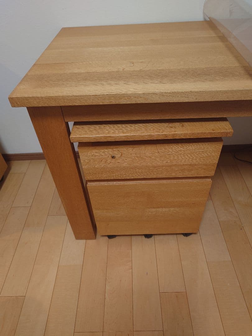 飛騨産業 soffio デスク（両枠脚）・引き出し付き