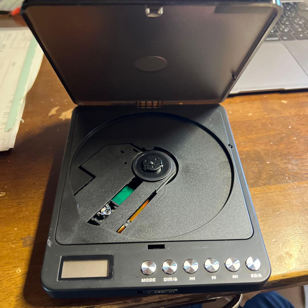 MONODEAL CDプレイヤー　充電式　ブラック