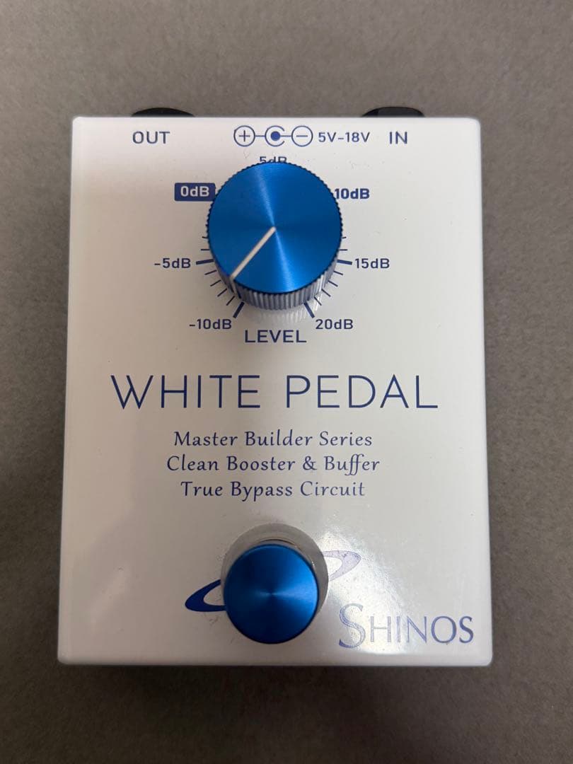 SHINOS WHITE PEDAL ギターエフェクター