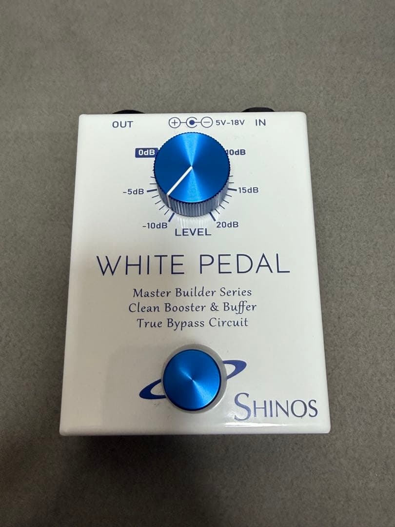 SHINOS WHITE PEDAL ギターエフェクター