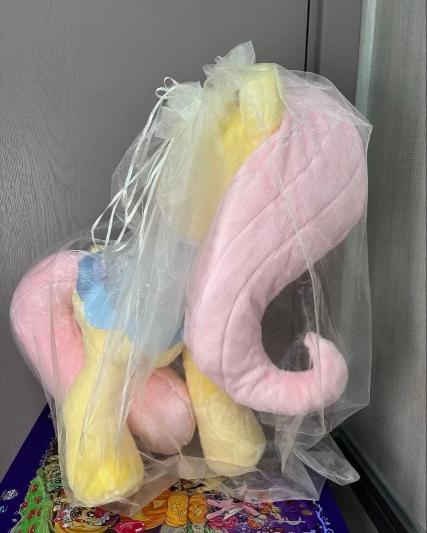 新品 マイリトルポニー 海外限定 ビッグサイズ フラッターシャイ ぬいぐるみ