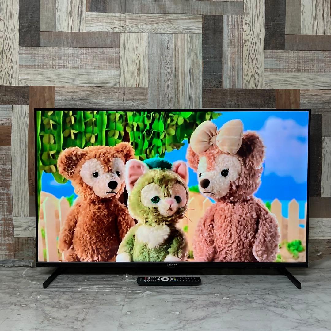 リクエスト価格❣️昨年購入VEZZER43型量子ドット4KチューナーレスTVアプリ