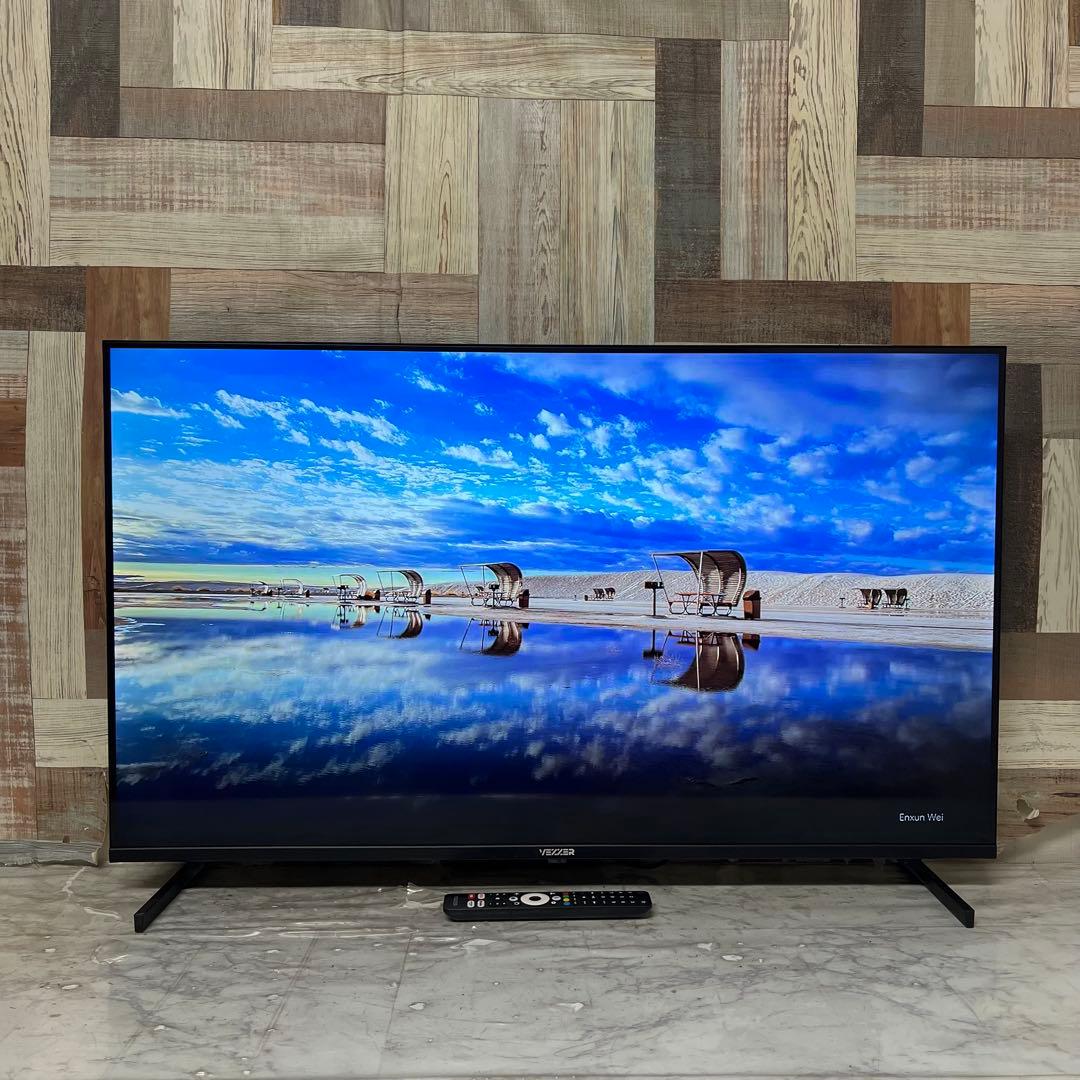 リクエスト価格❣️昨年購入VEZZER43型量子ドット4KチューナーレスTVアプリ