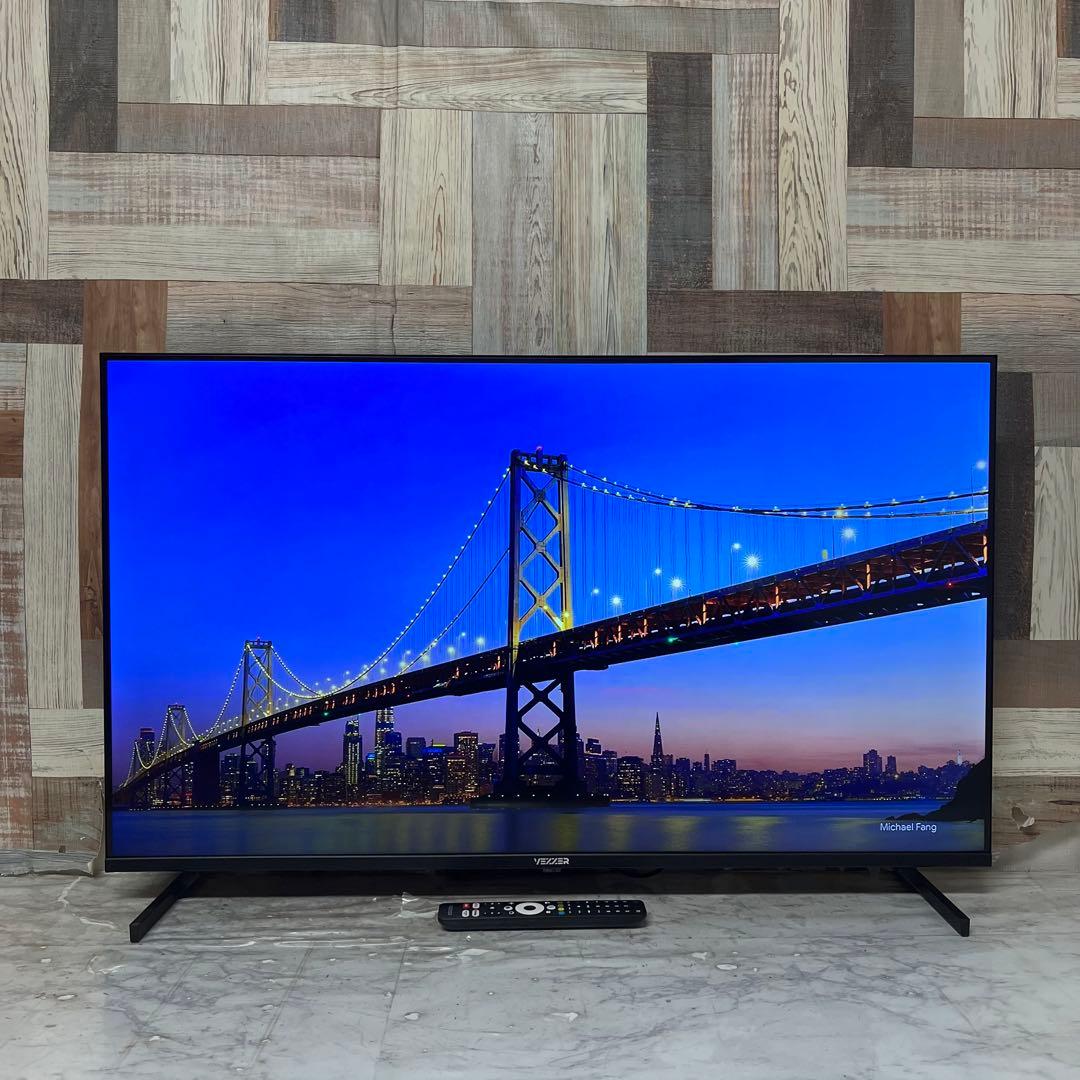 リクエスト価格❣️昨年購入VEZZER43型量子ドット4KチューナーレスTVアプリ