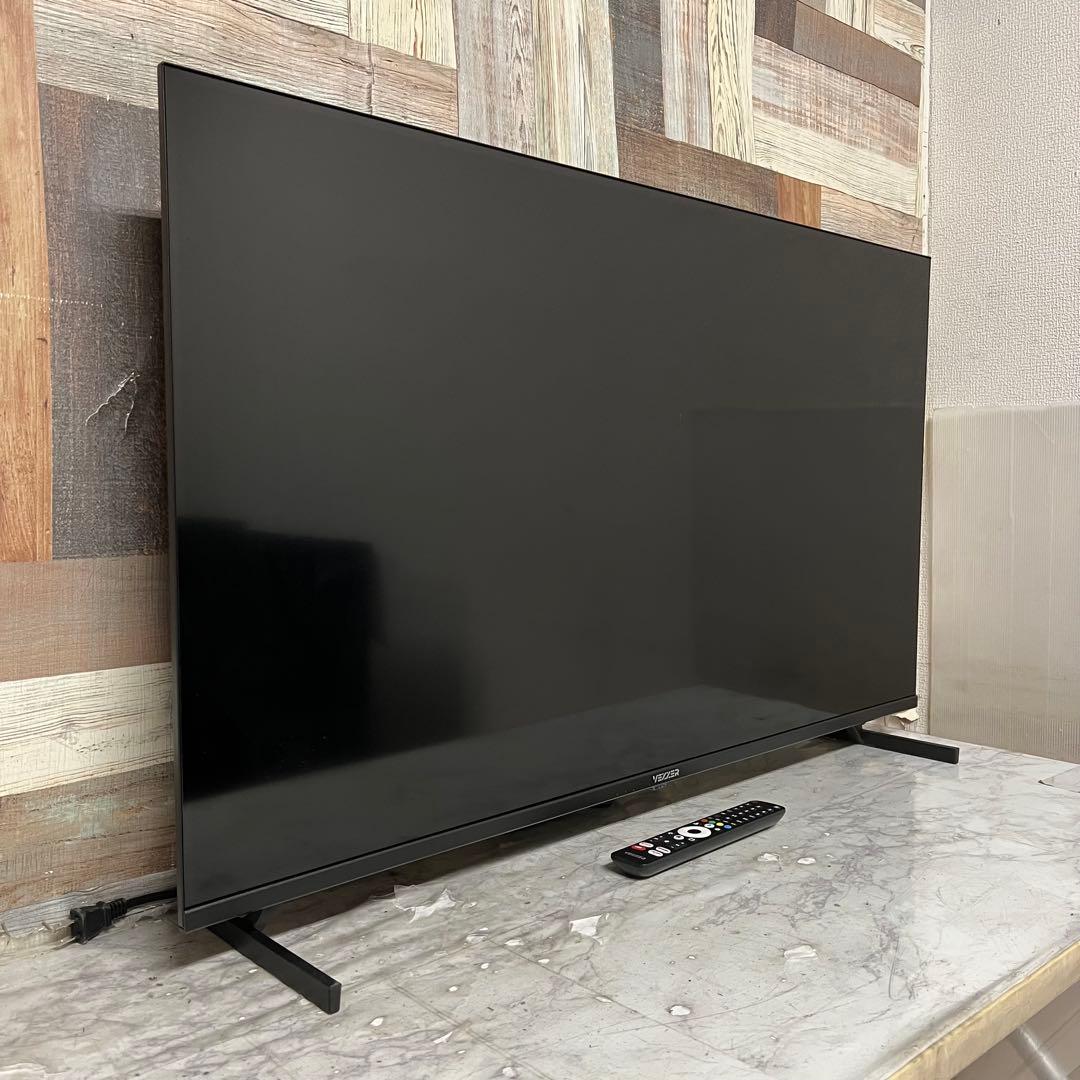 リクエスト価格❣️昨年購入VEZZER43型量子ドット4KチューナーレスTVアプリ