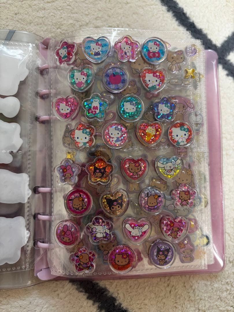 ♡シール帳　引退品♡ たまごっち　サンリオ　プチドロ　おはじき　うるちゅる　A6
